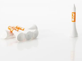 Pride Professional Tee System Prolength Mini Oranje houten tees 38mm (1 1/2"), 90 tees