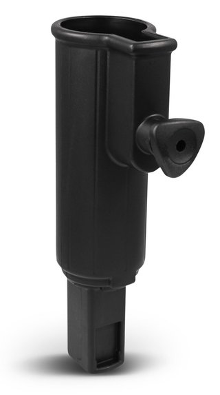Masters Golf Umbrella Holder Extender trolley accessoire, zwart