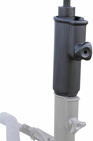 Masters Golf Umbrella Holder Extender trolley accessoire, zwart