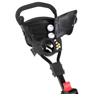 Masters 5 Series handmatige golftrolley, zwart