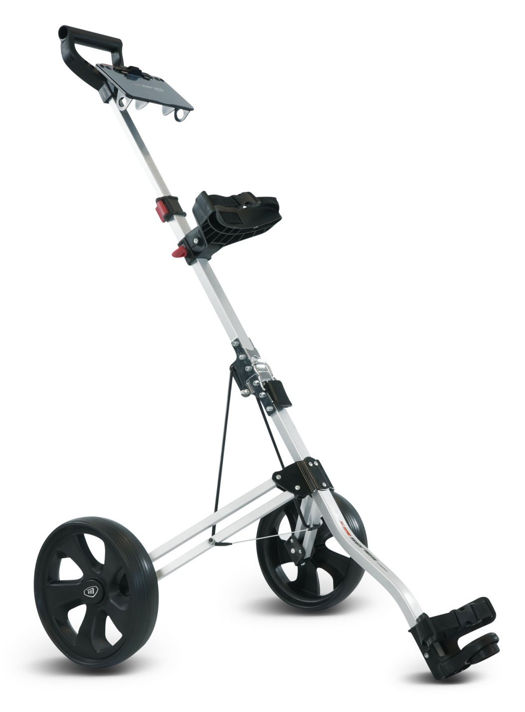 Masters Golf 5 Series Compact 2 Wheel trolley, zilver