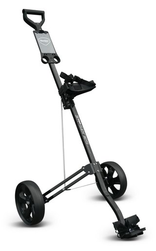 Masters Golf 3 Series Aluminium 2 Wheel Pull trolley, zwart