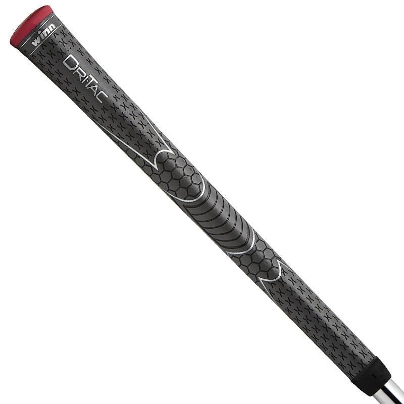 Winn Dri-Tac grip, grijs/rood, STANDARD