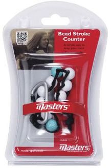 Masters Golf Masters Bead Stroke Counter, wit/groen