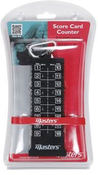 Masters Score Card Counter, zwart