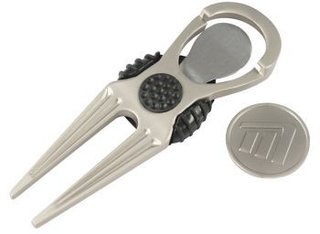 Masters Golf Masters Deluxe Pitchfork With Marker pitchfork, zilver