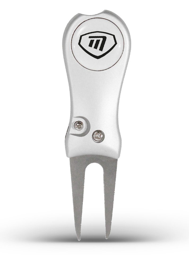 Masters Golf Switchblade Style Pitchfork pitchfork reparateur, zilver