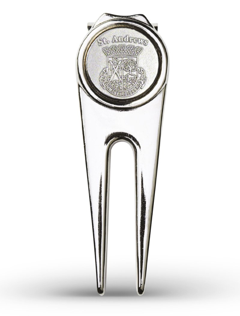 Masters Golf St Andrews Deluxe Pitchfork, zilver