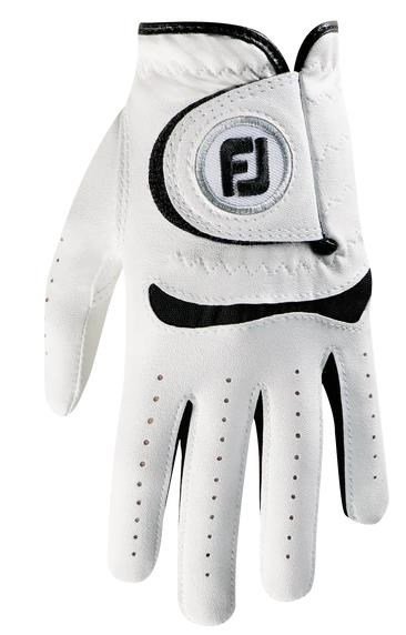 Footjoy FJ Junior 18 golfhandschoen, wit/zwart