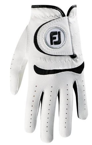 Footjoy FJ Junior 18 golfhandschoen, wit/zwart
