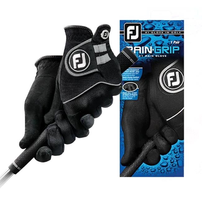FootJoy RainGrip Pair dames golfhandschoenen, zwart