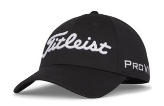 Titleist Tour Elite heren pet, zwart/wit