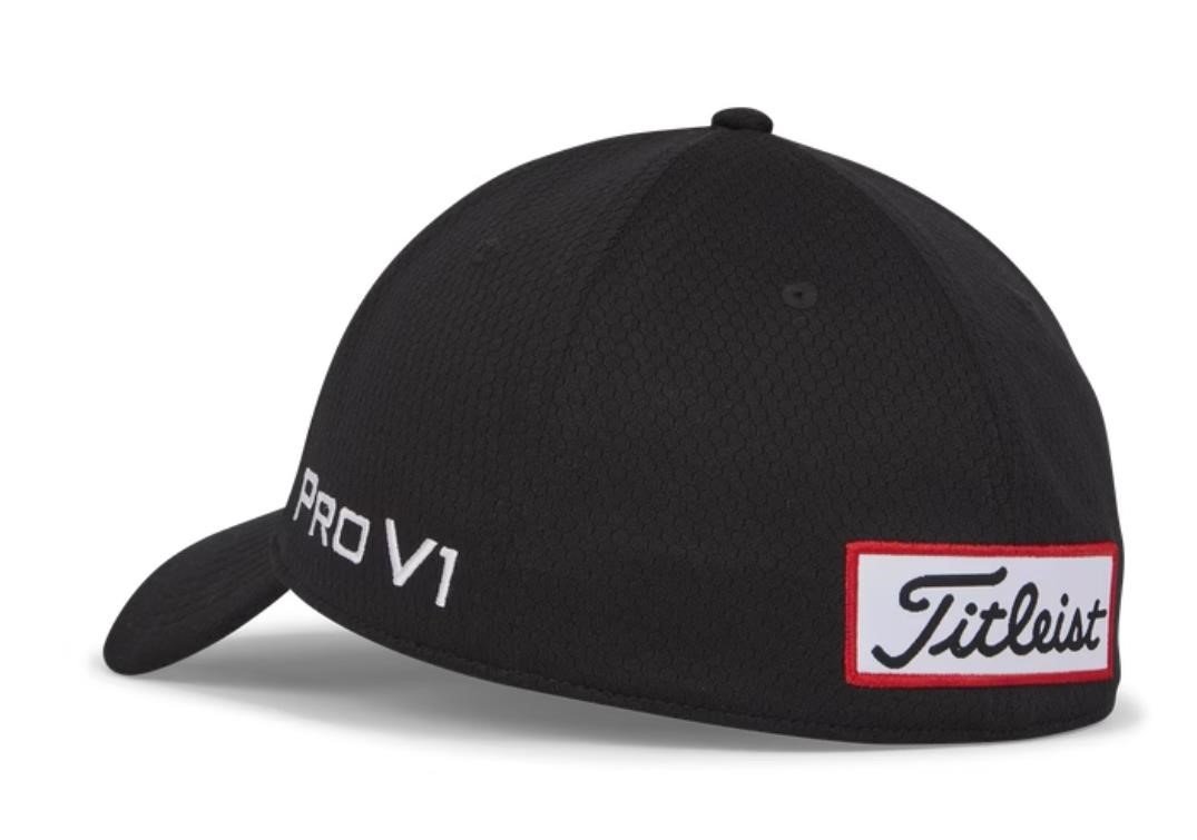 Titleist Tour Elite heren pet, zwart/wit
