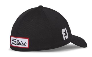Titleist Tour Elite heren pet, zwart/wit