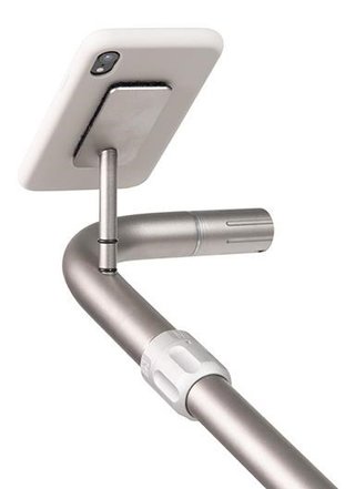 JuCad Velcro smartphonehouder, titanium