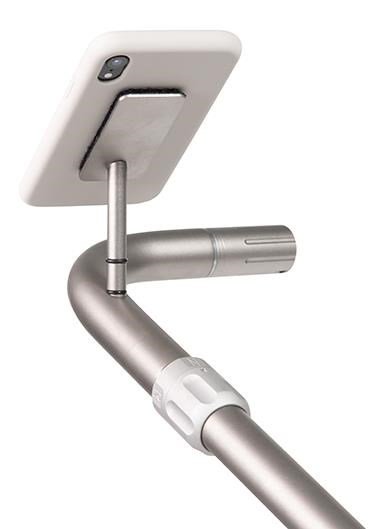 JuCad Velcro smartphonehouder, titanium