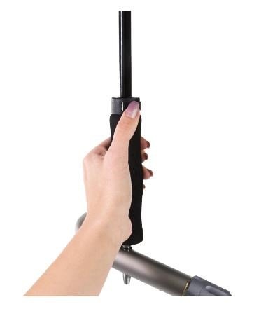 JuCad telescopische golfparaplu 68" automatisch met pin, zilver (UV-bescherming 99%/UPF50+)