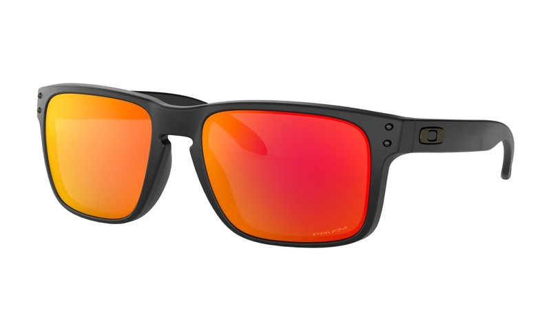 Oakley Holbrook Prizm Ruby heren zonnebril, Matte Black