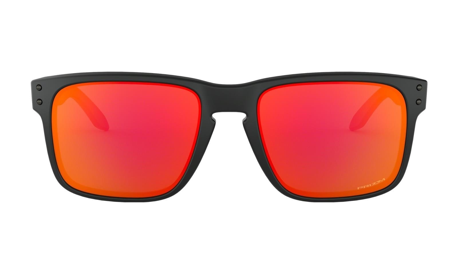 Oakley Holbrook Prizm Ruby heren zonnebril, Matte Black