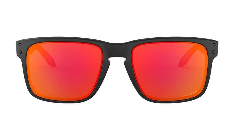 Oakley Holbrook Prizm Ruby heren zonnebril, Matte Black