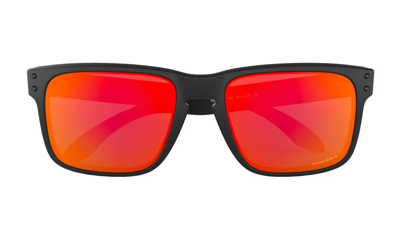 Oakley Holbrook Prizm Ruby heren zonnebril, Matte Black