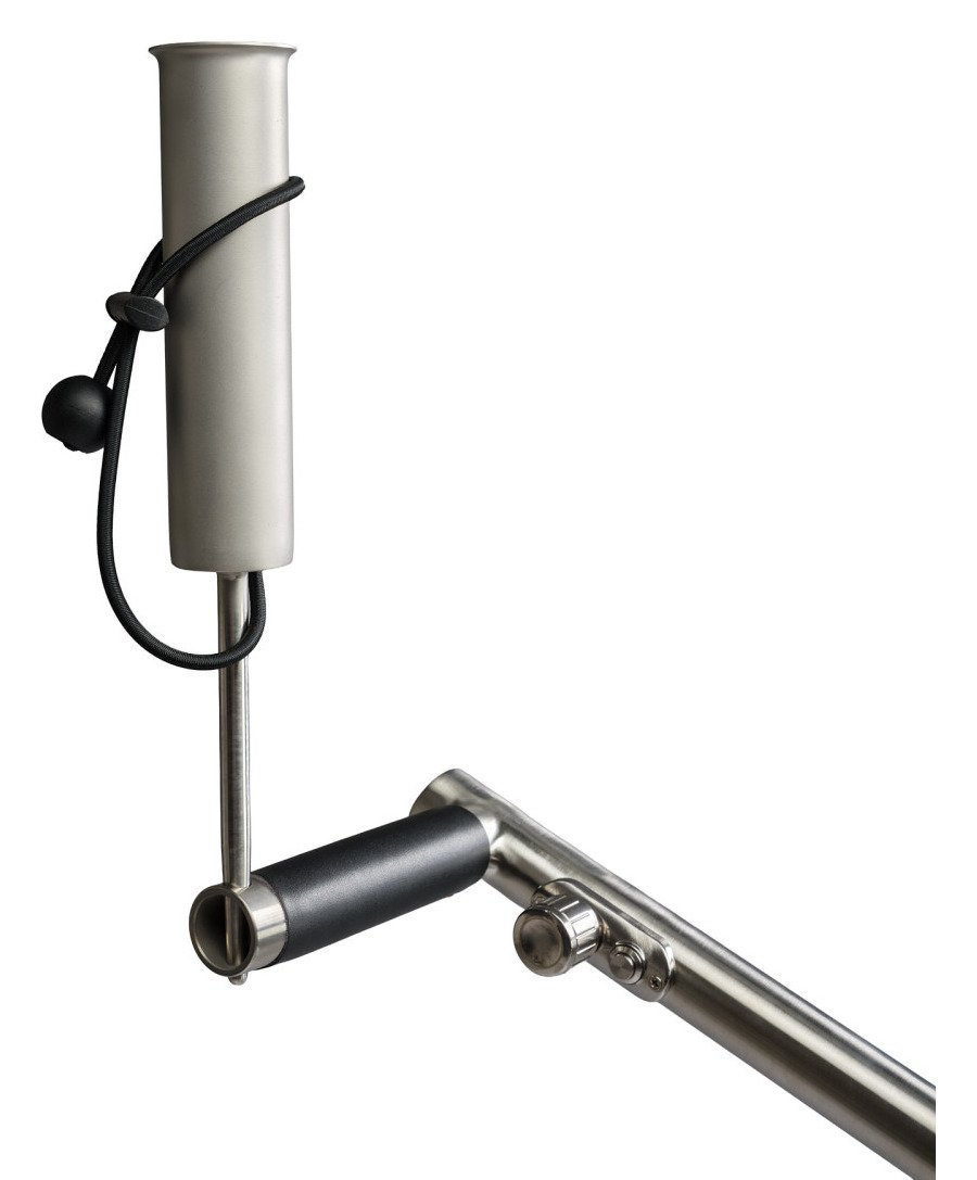 Davies Caddy Compact parapluhouder, geborsteld zilver