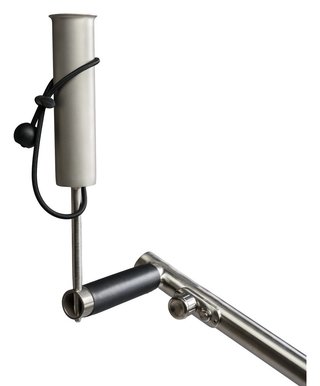 Davies Caddy Compact parapluhouder, geborsteld zilver