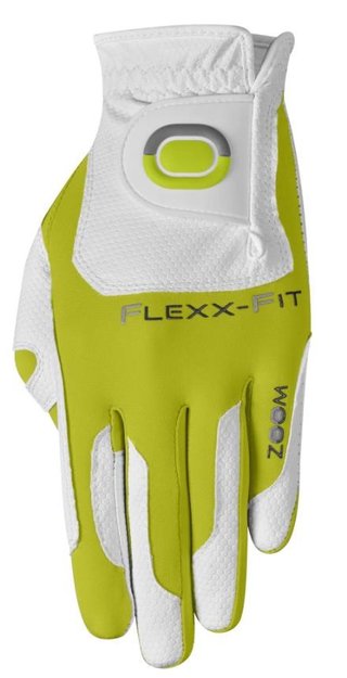 Zoom Zoom Weather dames golfhandschoen, wit/limoen