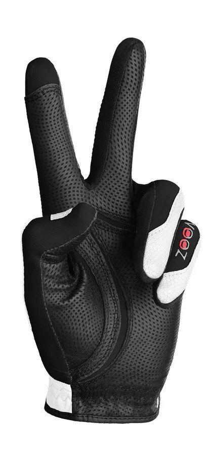 Zoom Zoom Aqua Control heren golfhandschoen, wit/zwart/rood