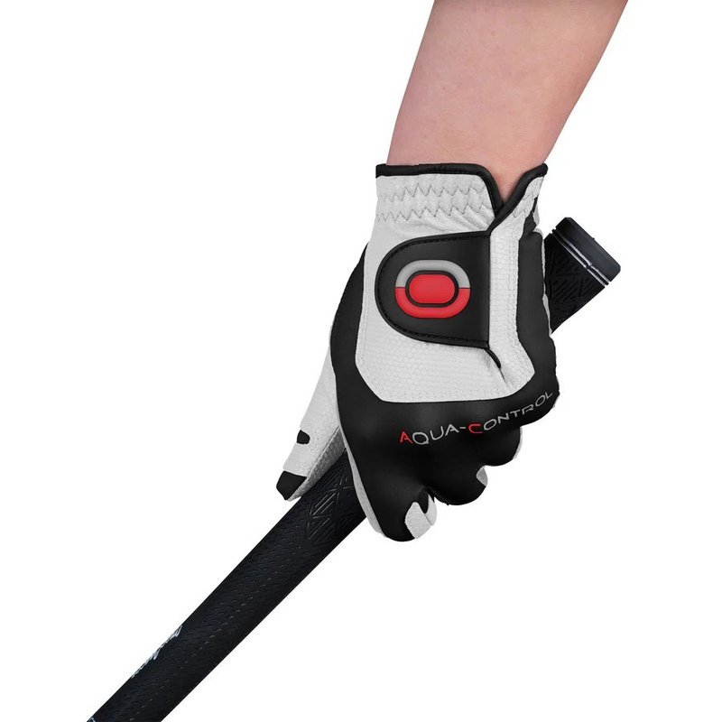 Zoom Zoom Aqua Control heren golfhandschoen, wit/zwart/rood