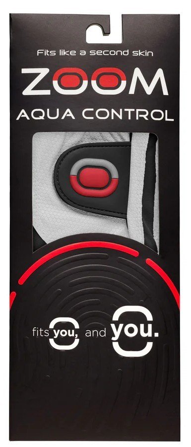 Zoom Zoom Aqua Control heren golfhandschoen, wit/zwart/rood