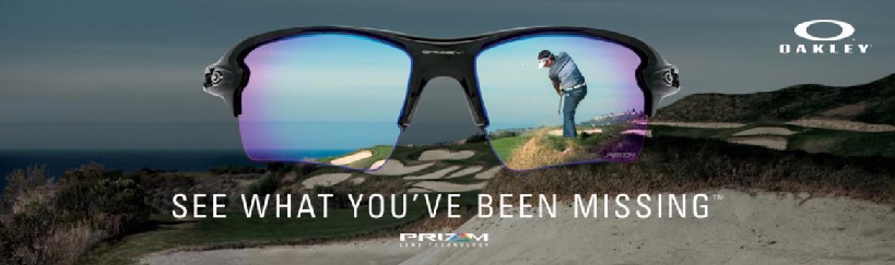 Visuele vergelijking met en zonder Oakley Prizm-glazen
