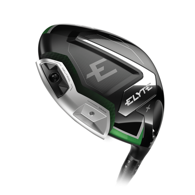 Callaway Elyte X discreet gewichtssysteem neutrale en draw-instellingen