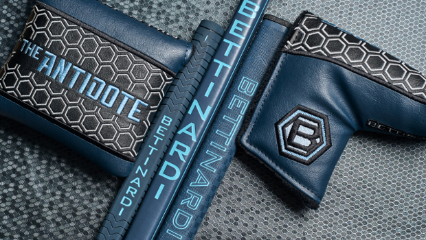 Bettinardi Antidote premium componenten – Chrome Tour Grade shaft, Lamkin grip, magnetische headcover