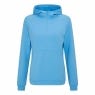 Ping Rhona Textured Hooded Midlayer in Infinity Blue — vooraanzicht