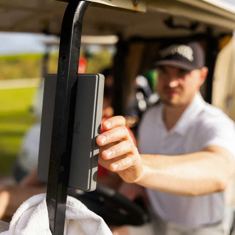 De Caddie GPS heavy-duty magneetbevestiging