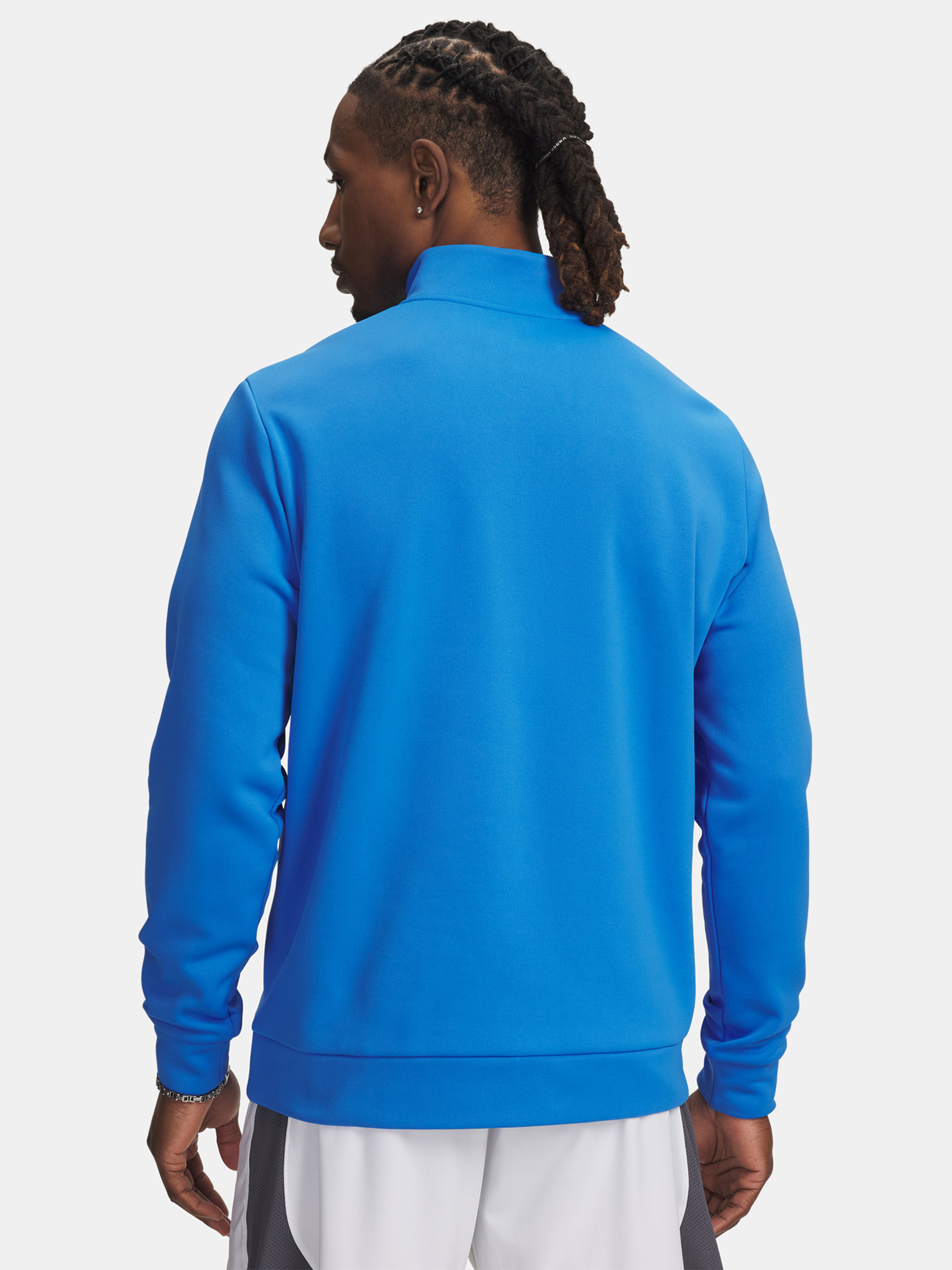 Under Armour Armour Fleece 1/4 Zip heren - Team Royal achteraanzicht