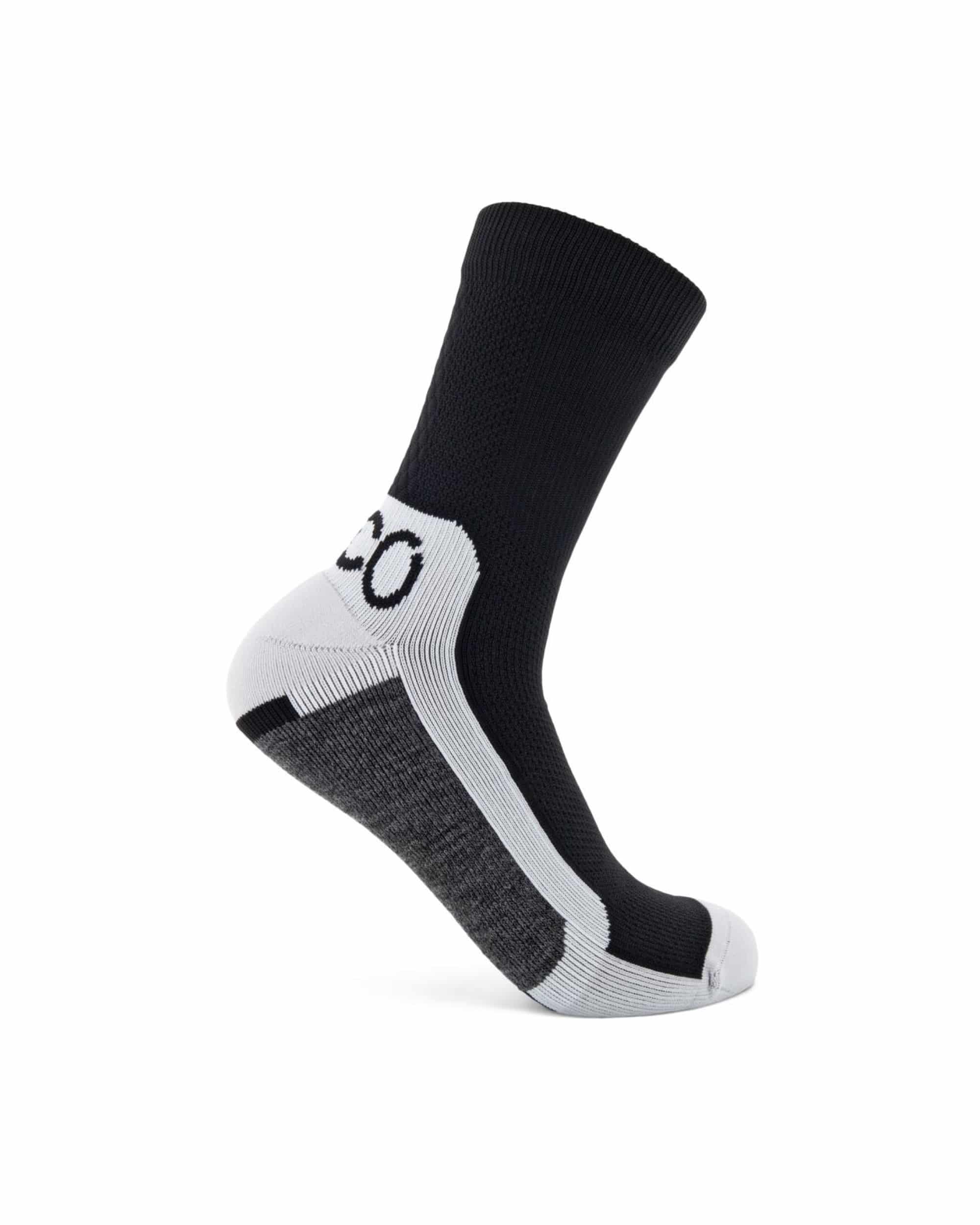 ECCO Tech Sporty Mid Cut sok zwart