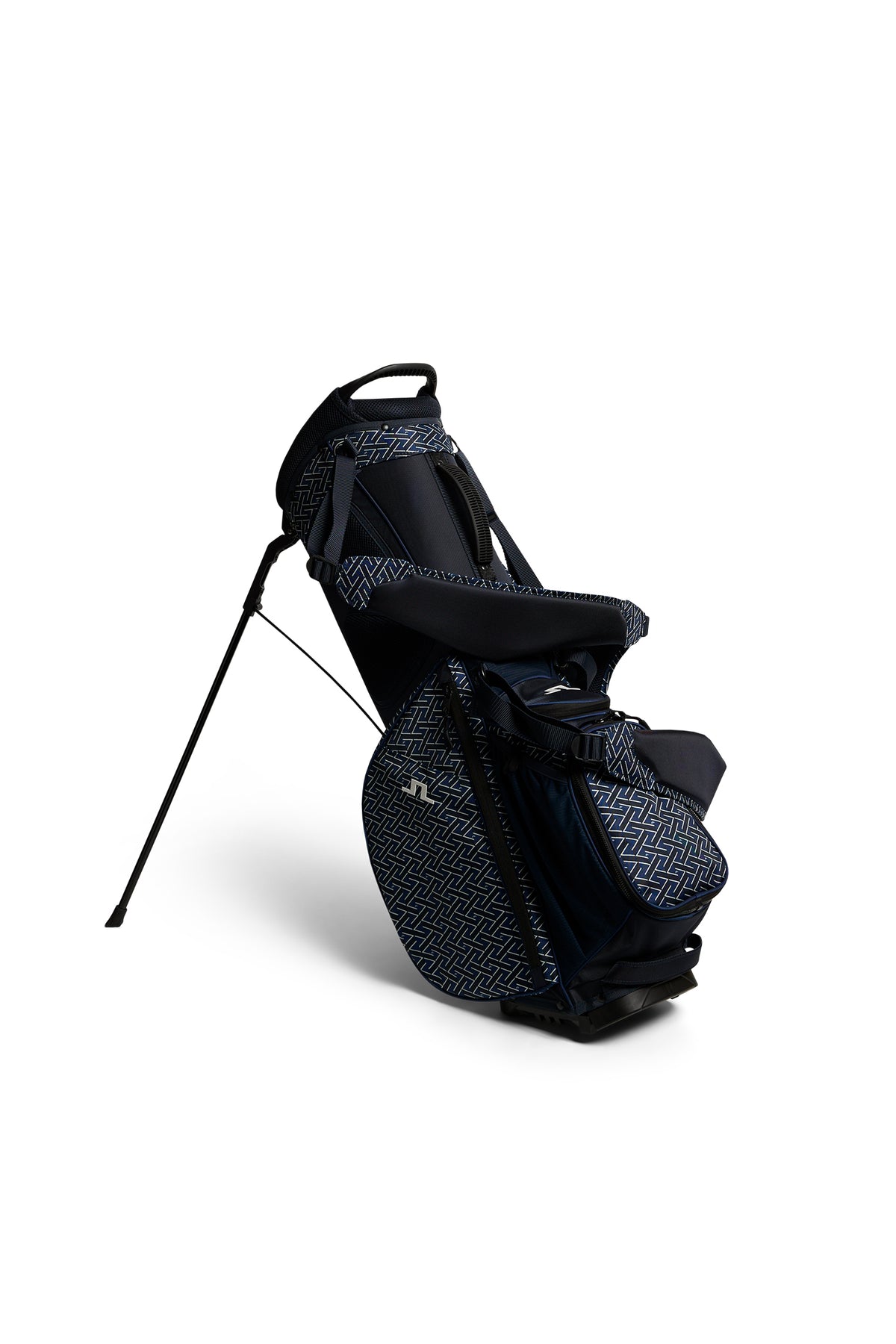 J.Lindeberg JL Flare Printed Golftas - detail van vakken en compartimenten