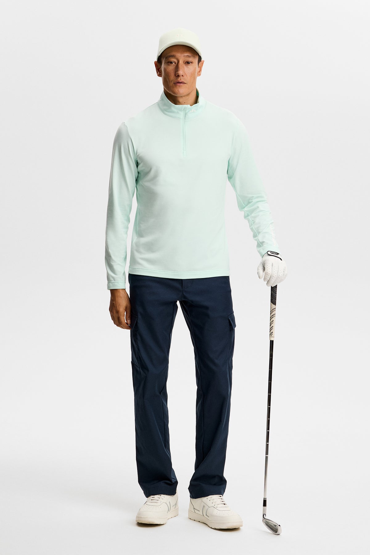 J.Lindeberg Tour Tech Mid Layer Bay - detail mesh-ventilatiepanelen