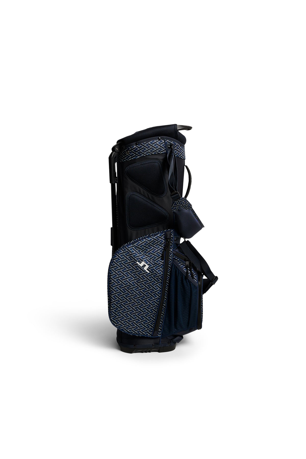 J.Lindeberg JL Flare Printed Golftas detail van draagband en vakken