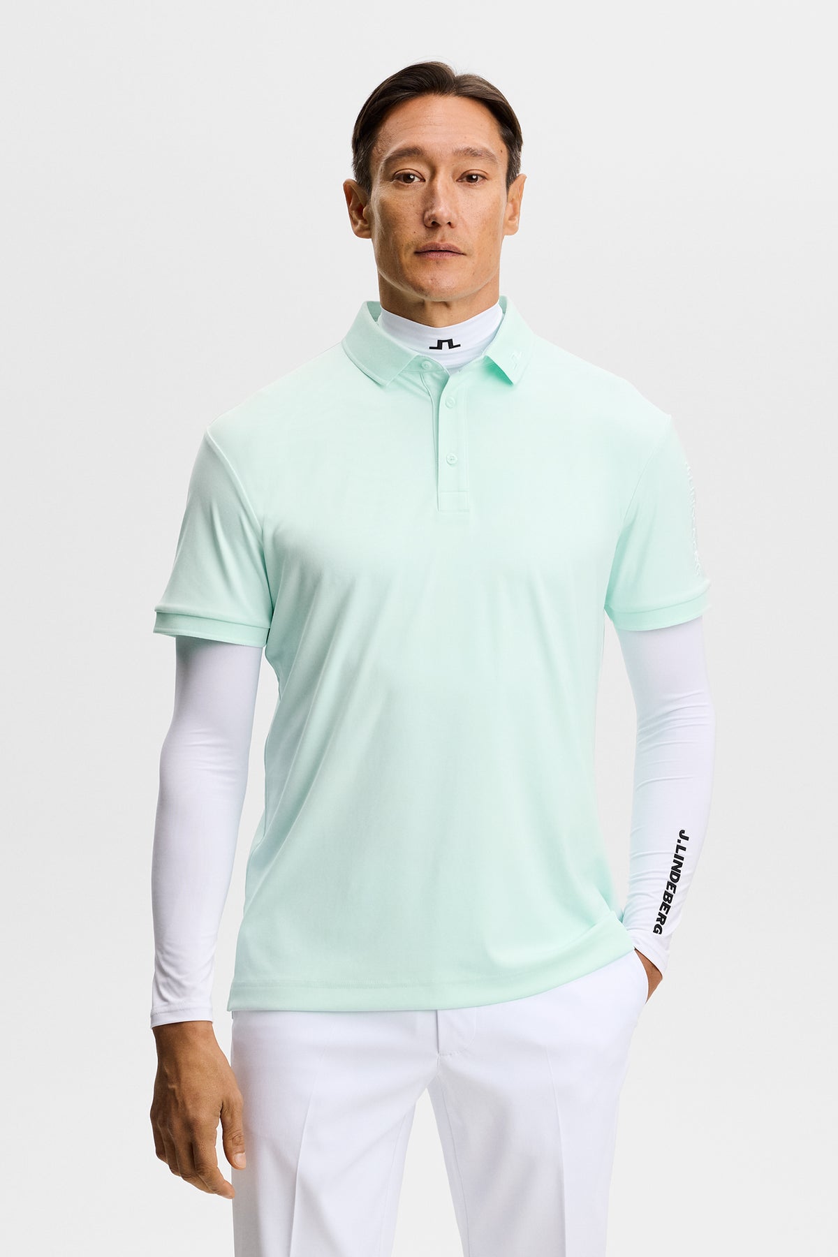 J.Lindeberg Tour Tech Polo Bay – weergave van prestaties op de baan