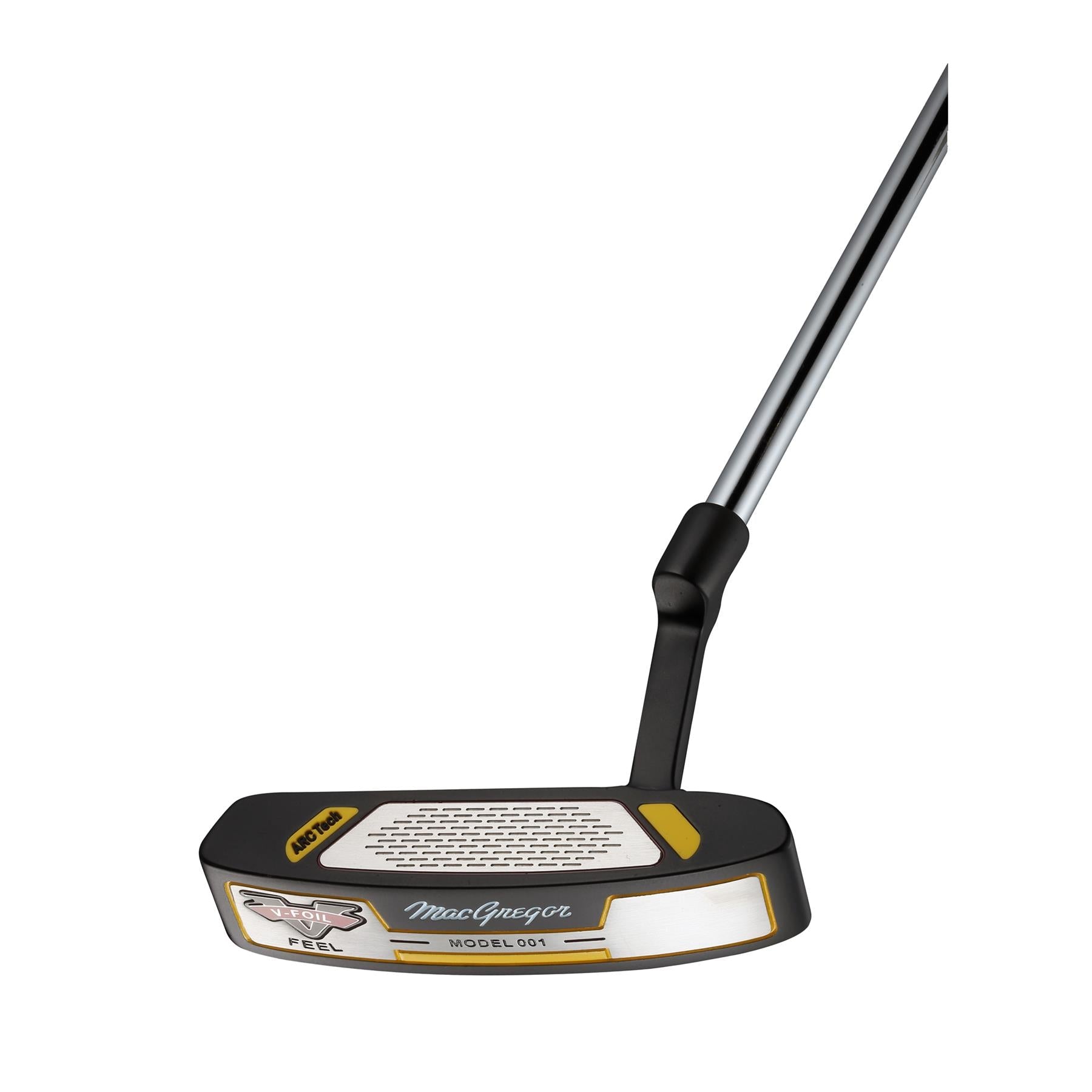 MacGregor V-Foil Model 001 putter slagvlak met ARC Tech-frezing