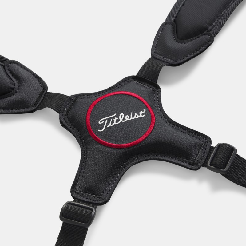 Premium verstelbare dubbele draagriem met geïntegreerd heupkussen op Titleist Players 4 Carbon