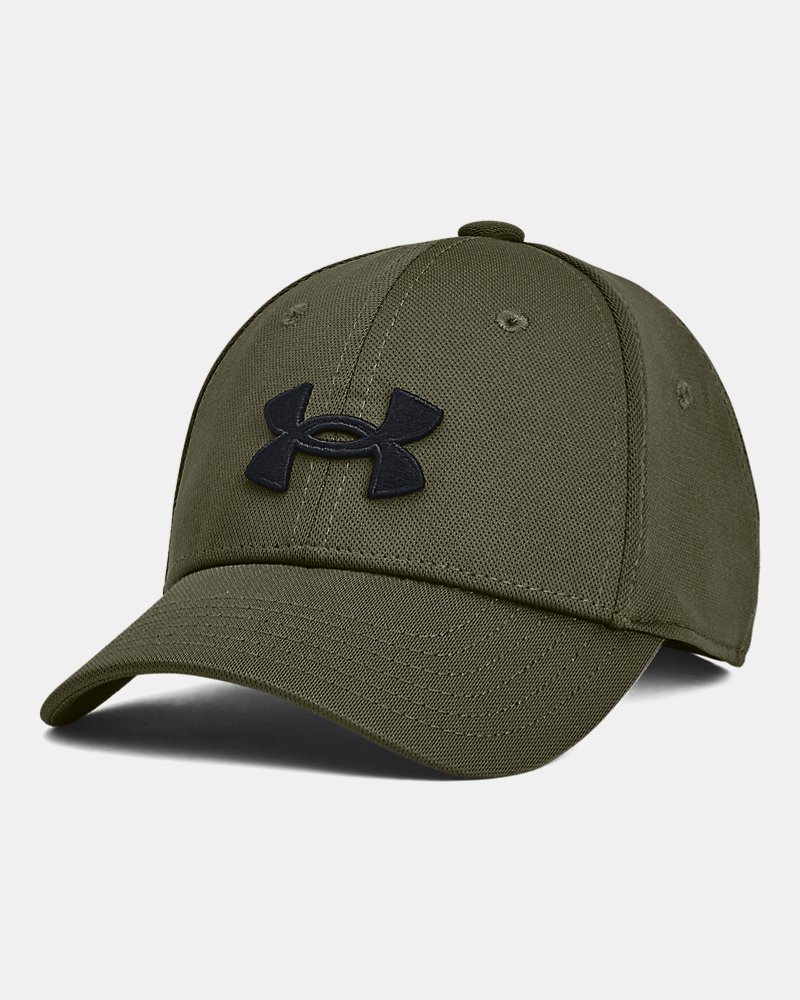 UA Blitzing Low Boys Cap Marine Green vooraanzicht