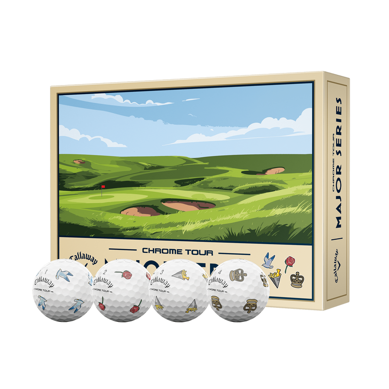 Callaway Chrome Tour July Major 2026 – volledige weergave doos limited edition