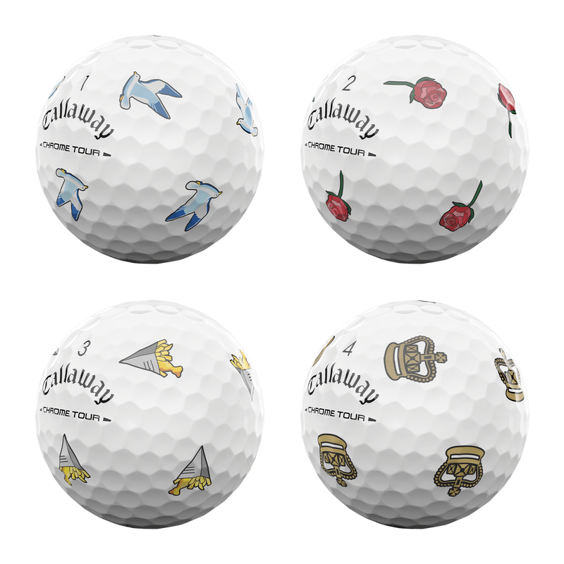 Callaway Chrome Tour July Major 2026 – Seamless Tour Aero dimple-patroon