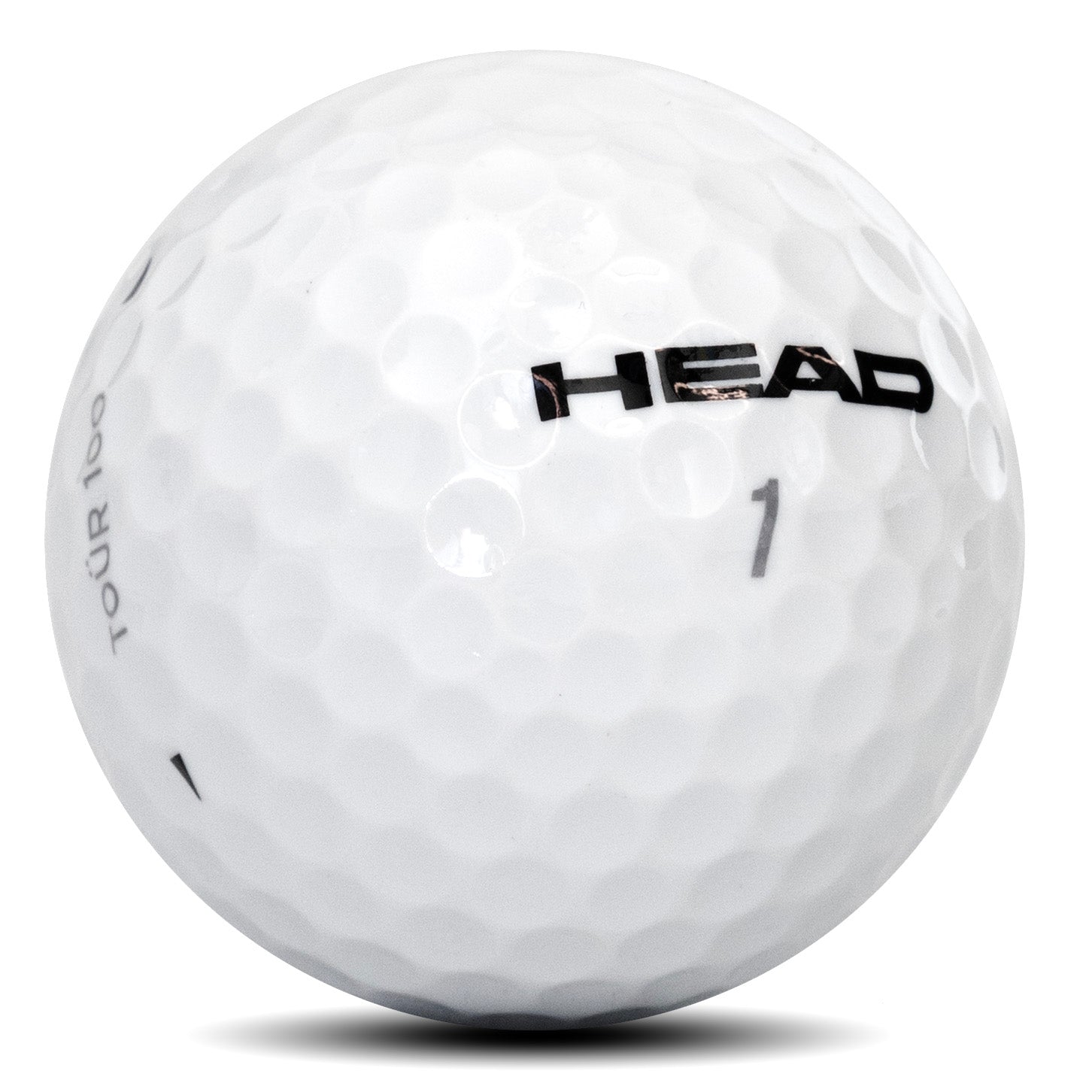 HEAD TOUR 100 golfbal met detail van het dimple-patroon