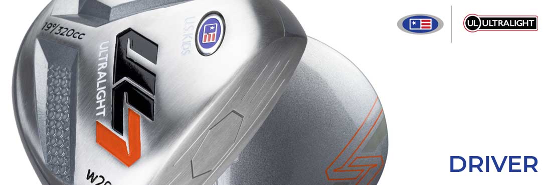 U.S. Kids Golf UL7-57 Driver W15 – left-hand junior driver feature view