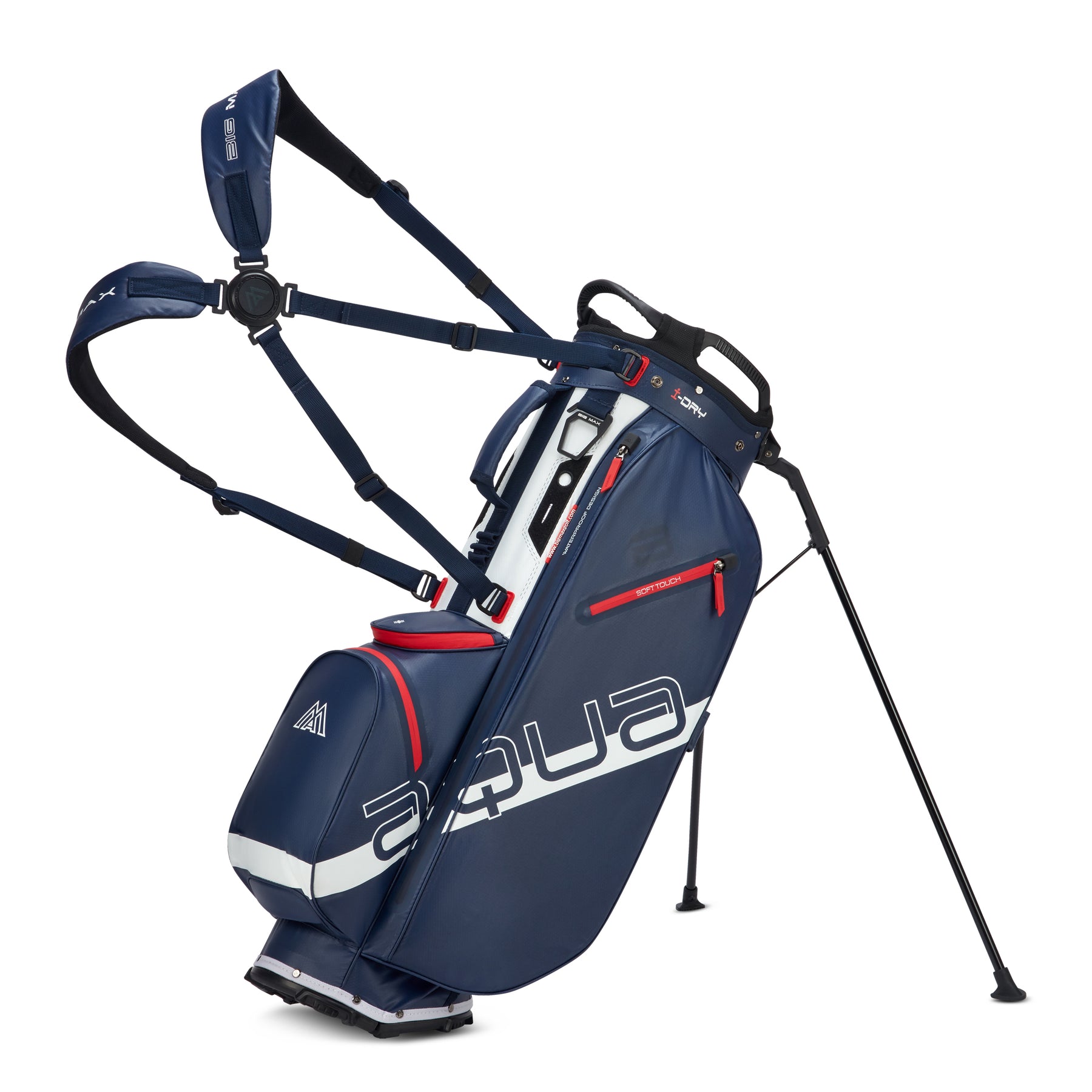 Big Max AQUA Eight H standbag — ErgoFit Disc draagsysteem detail